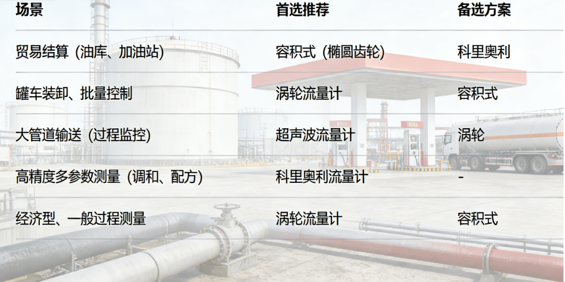測量柴油體積流量選什么流量計